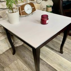 🌟Up-cycled 3-Piece Set -1 Price! Espresso/White Coffee Table + 2 Side Tables. $60 or Make Offer! 🌟