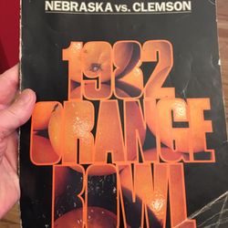 Clemson 1981 National Championship Program