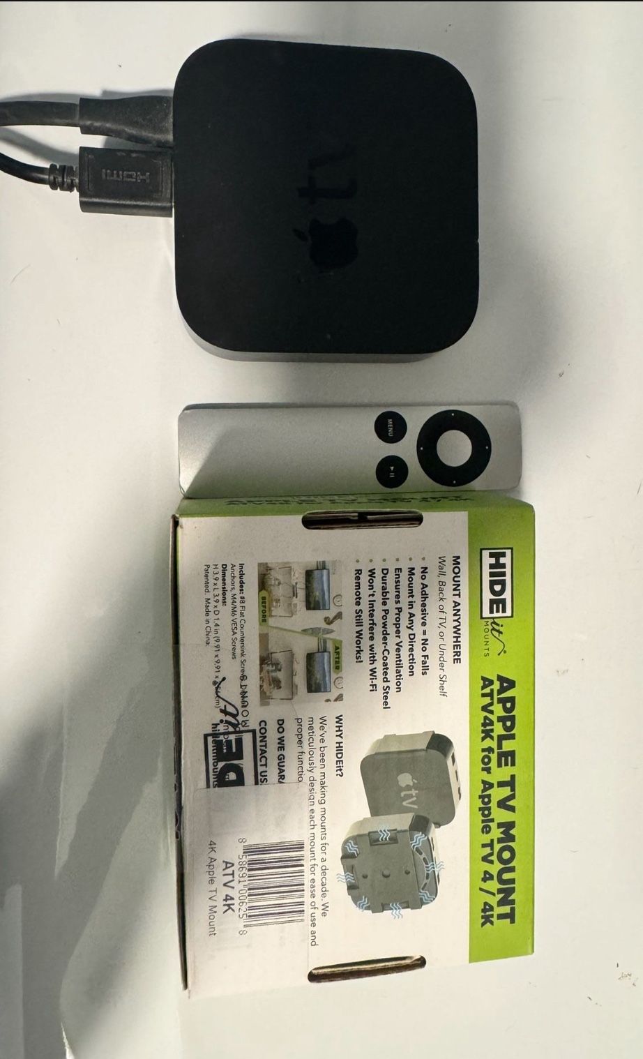 Apple TV and Mount
