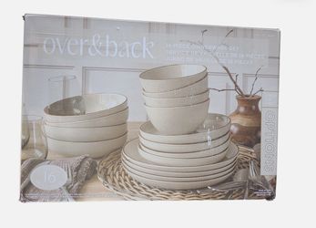over&back Options 16-piece Dinnerware Set $25