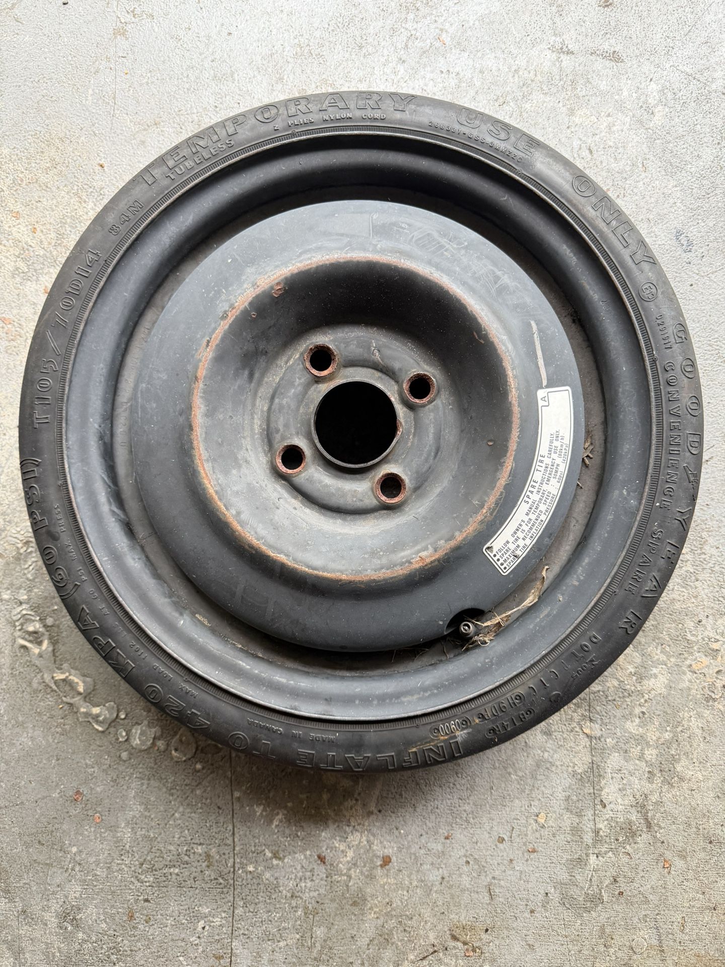 Spare Tire Off Civic
