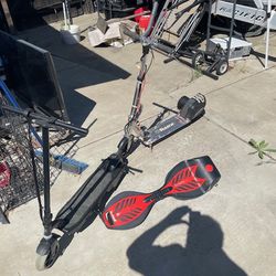 Lot Of Electric Scooters For Parts