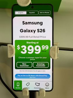 Samsung Galaxy S26 at Cricket