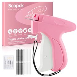 Handheld Stitch Gun Kit – Clothing Tagging Gun with 6 Needles & 2,000 Fasteners