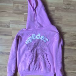 Pink Sp5der OG Web Hoodie