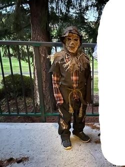 Scarecrow costum size 8-9