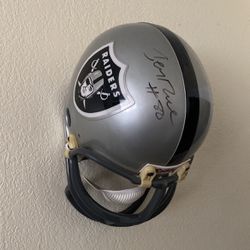 Signed By Jerry Rice Raiders Helmet