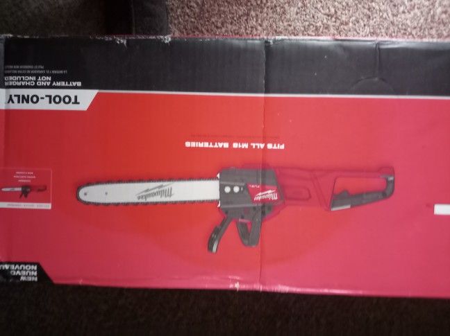 Milluakee 16" Chainsaw Tool Only