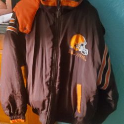 NFL Experience brand large Cleveland Browns jacket