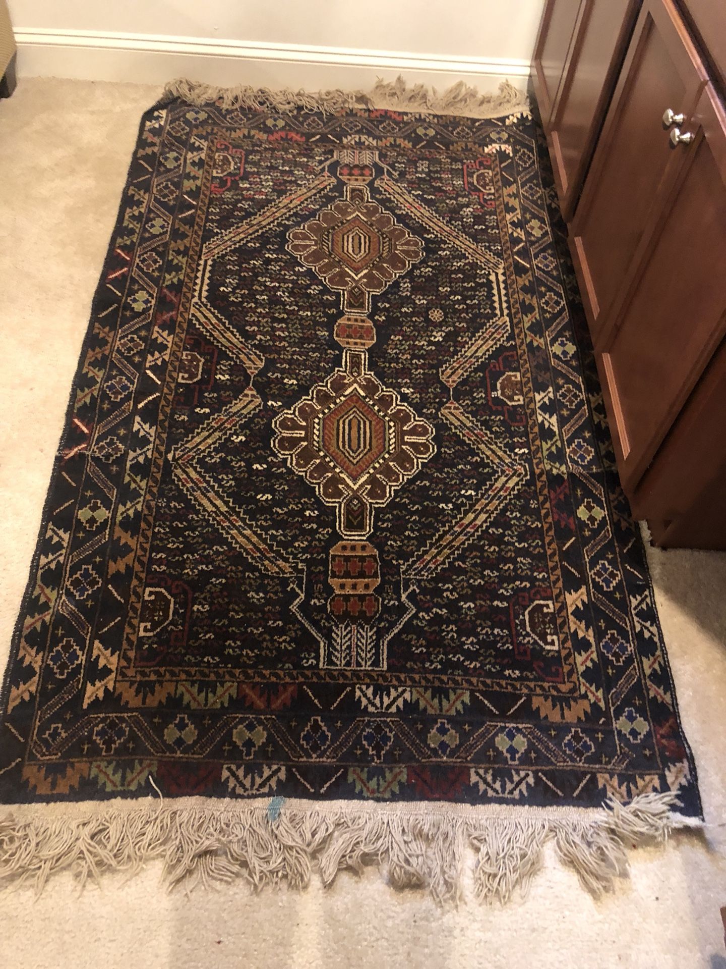 8X5 antique rug