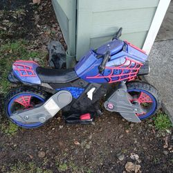 Spiderman Electric Bike For Ages Up To 5 