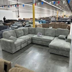 BRAND NEW U SHAPED SECTIONAL SLEEPER SOFA COUCH (NEW IN BOX 📦)