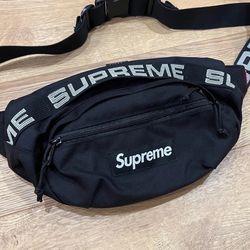 Supreme Waist Bag SS18 Black Authentic 