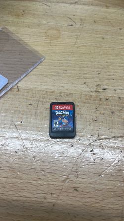 Dog Man Nintendo Switch Game Cartridge