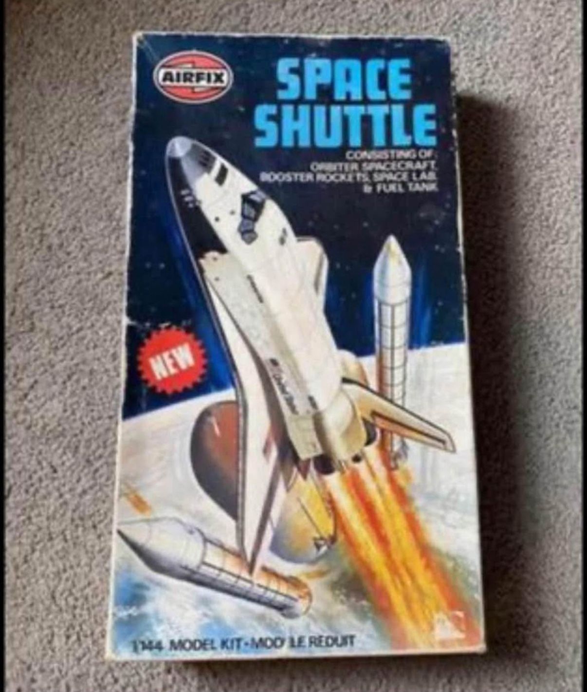 Airfix 1:144 Space Shuttle Plastic Model Kit #09172-1U Open Box 