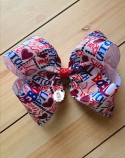 Baseball Hairbow