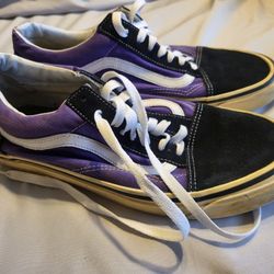 Purple Vans Size 10.5