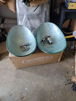 2 Above Countertop Sinks.