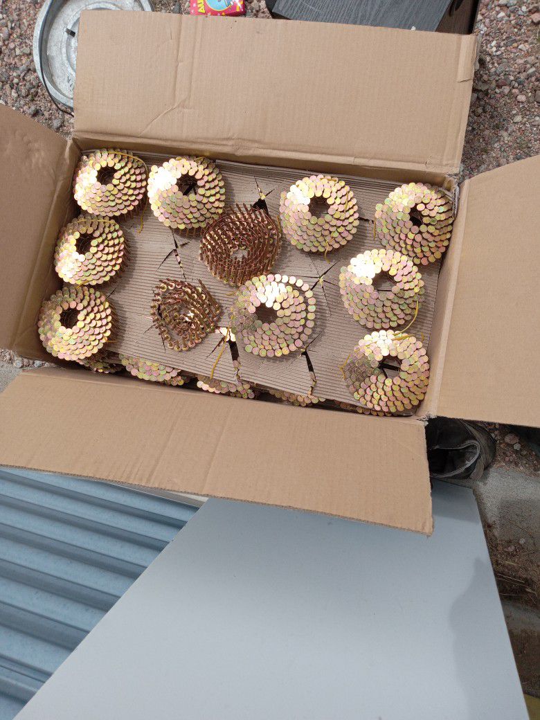 Box Of Coil Roofing Nails