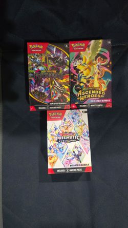 NEW Pokemon Pitch Black Booster Bundle - 6 SEALED Packs TCG