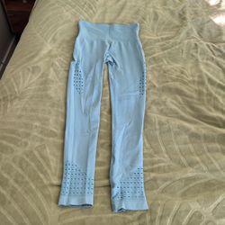 Gymshark Seamless Light Blue Leggings XS
