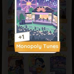 Monopoly Tunes (MonopolyGO Virtual Trading Card)