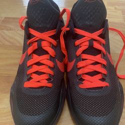 Nike Kobe 10 X  Black Bright Crimson 