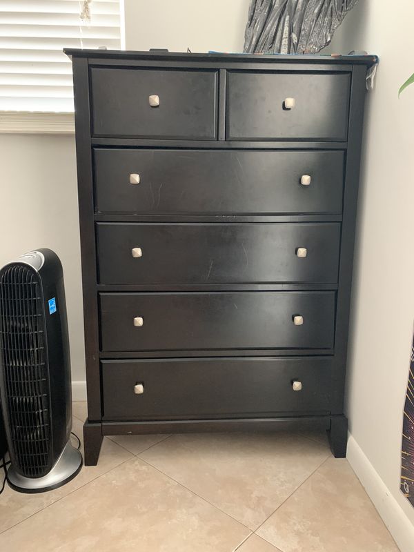 Black Wood Dresser Set for Sale in Fort Lauderdale, FL - OfferUp