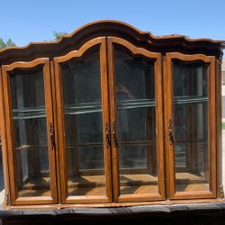 Oak  china hutch Real Oak 