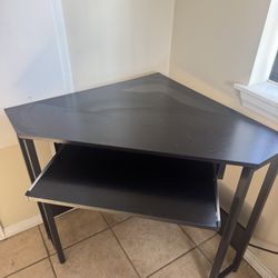 Black Corner Desk