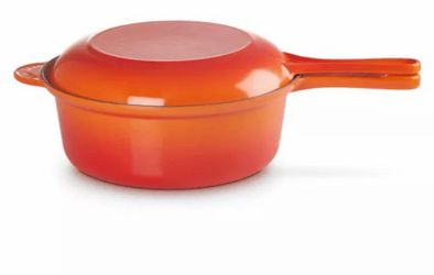 Le Creuset Cast Iron 3.75-qt Saucepan & 9.5" Skillet