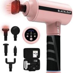 Heated Head Handheld Electric Massage Gun - Pink