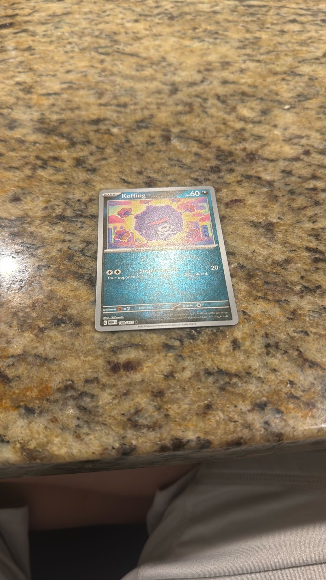 Koffing Pokémon Card