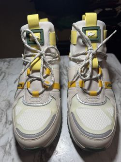 Men’s Run Breaker Textile And Leather Lacoste (Size 9)