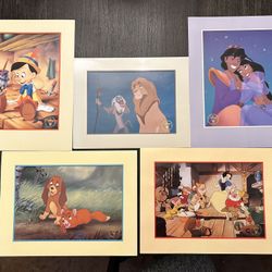 Lot Of Disney Commemorative Lithographs