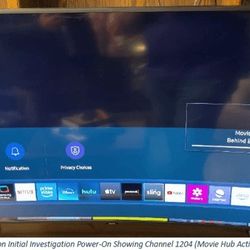 65 in Samsung 4k curved LED  tv . like new 