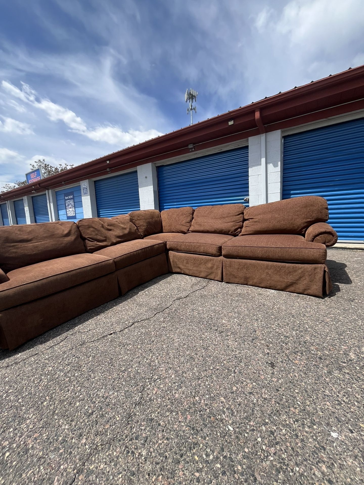 Down-Stuffed Sectional – Free Delivery!