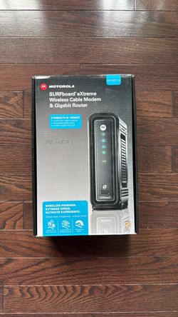 Motorola SURFboard eXtreme Wireless Cable Modem & Gigabit Router