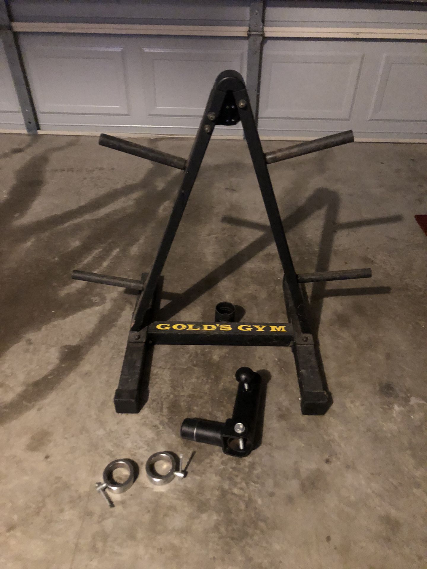 Gold’s Gym Plate Tree Rack