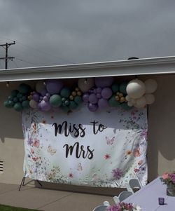 Bridal Shower Banner.