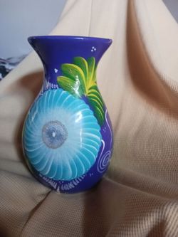 Hand-Painted Ceramic Decorative Vase