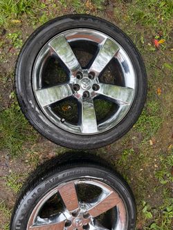 Charger rims and tires