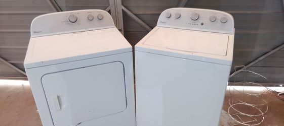 Whirlpool High Efficiency Top Load washer and Dryer