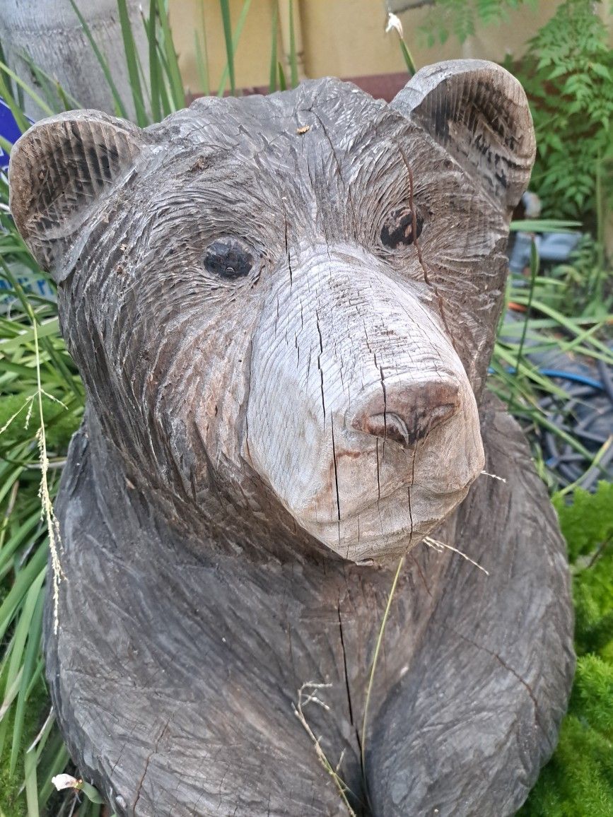 Wood Carved Bear for Sale in Hollywood, CA OfferUp