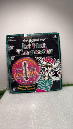 Outrageous Lady Hot Flash Thermometer Gag Gift