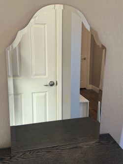 Frameless Arch Wall Mirror