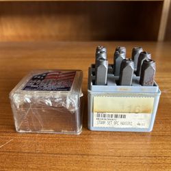 Steel number stamps 1/4