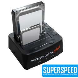 Kingwin USB 3.0 Hard Drive Docking Station With Card Reader.