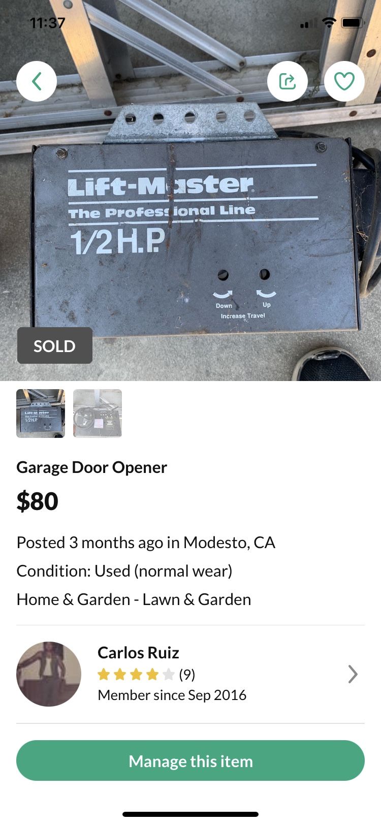 Garage Door Opener 