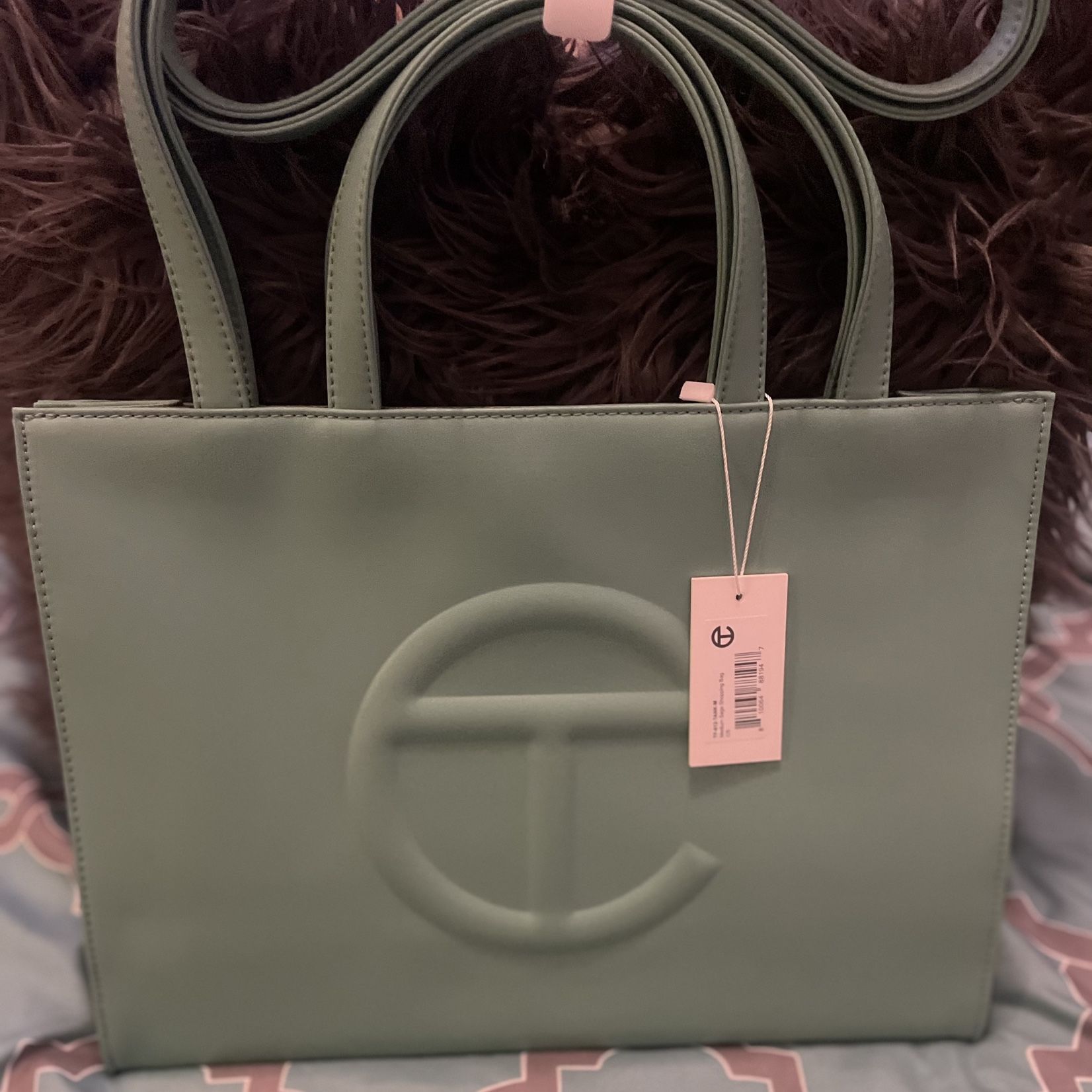 Telfar Medium Sage Shopping Bag